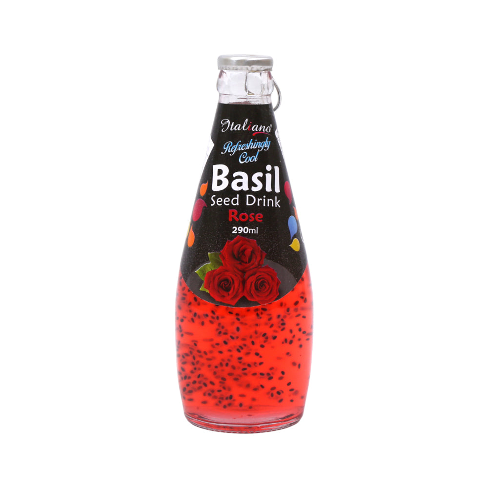 ITALIANO BASIL SEED DRINK ROSE 290 ML