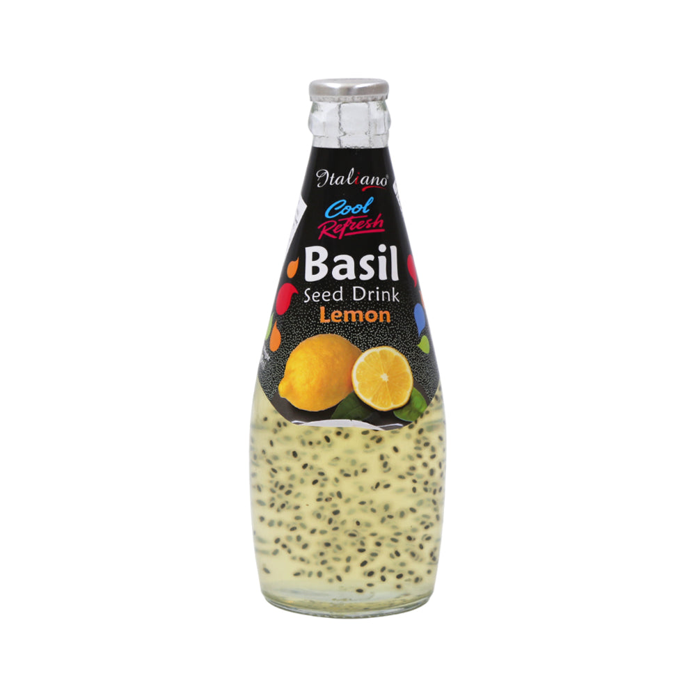ITALIANO BASIL SEED DRINK LEMON FLAVOR 290 ML