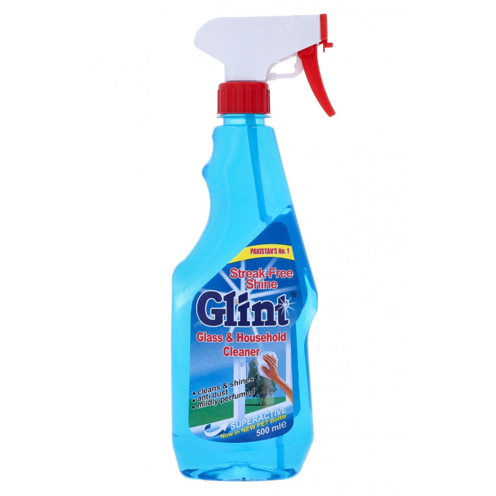 GLINT GLASS CLEANER AND HOUSEHOLD 500 ML