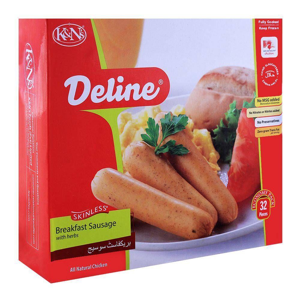 K & ns BREAKFAST SAUSAGES WITH HERBS 32 PCS 720 GM