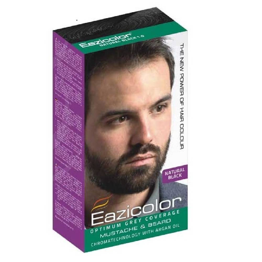 EAZICOLOR FOR MUSTACHE & BEARD 1.0 BLACK