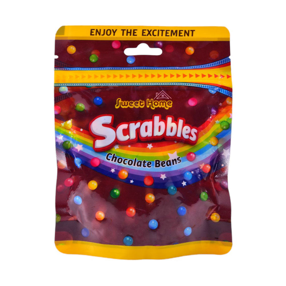 SWEET HOME SCRABBLES CHOCOLATE BEANS 165GM