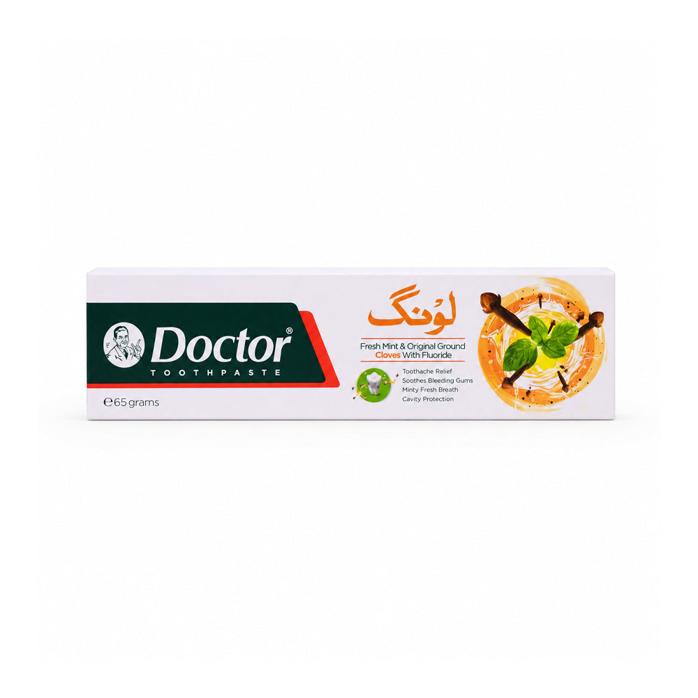 DOCTOR TOOTH PASTE FRESH MINT & ORIGINAL GROUND CLOVES WITH