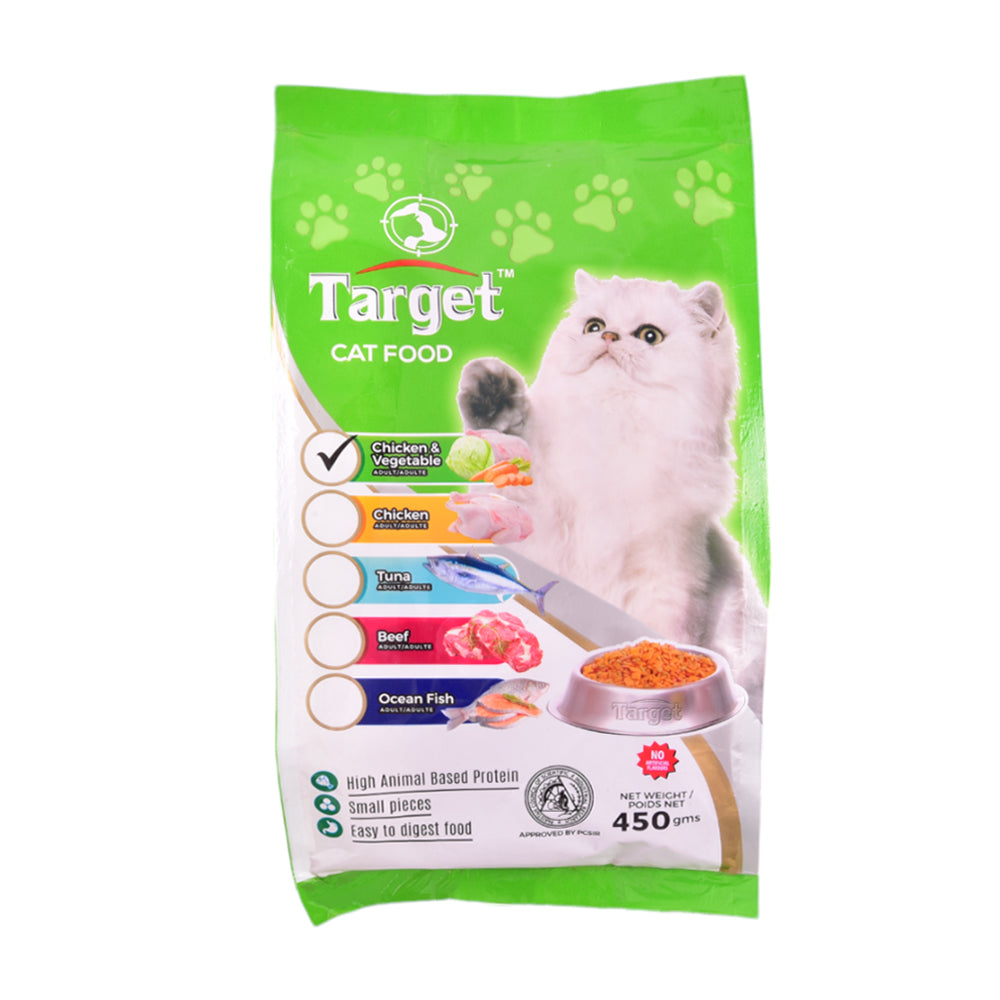 TARGET CAT FOOD CHICKEN & VEGETABLE 450 GM