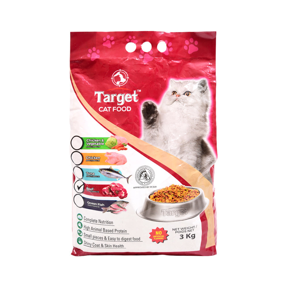 TARGET CAT FOOD BEEF 3 KG