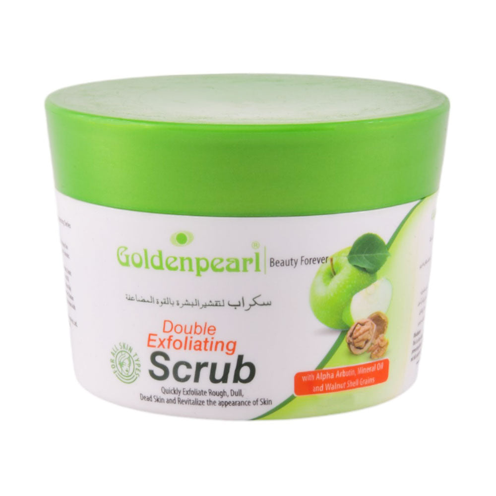 GOLDEN PEARL DOUBLE EXFOLIATING SCRUB JAR 300 ML