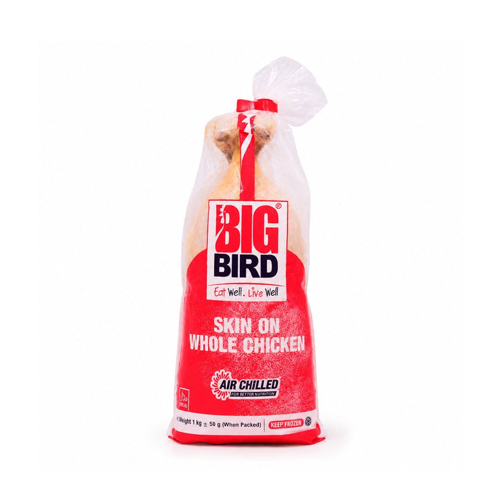 BIG BIRD SKIN ON WHOLE CHICKEN 1 KG