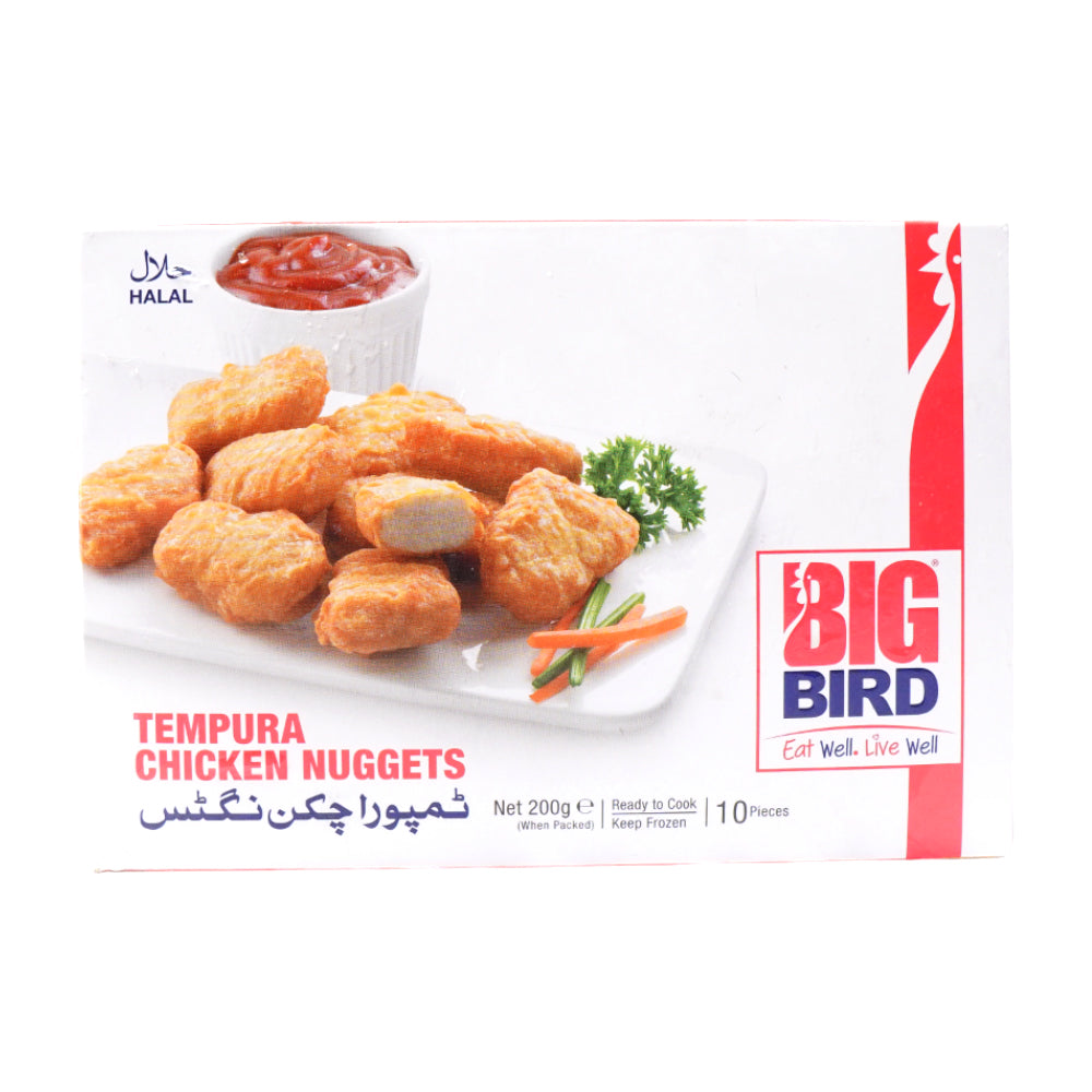 BIG BIRD TEMPURA CHICKEN NUGGETS 10 PCS 200 GM