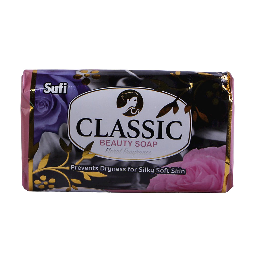 SUFI CLASSIC BEAUTY SOAP FLORAL FRAGRANCE PINK 130 GM