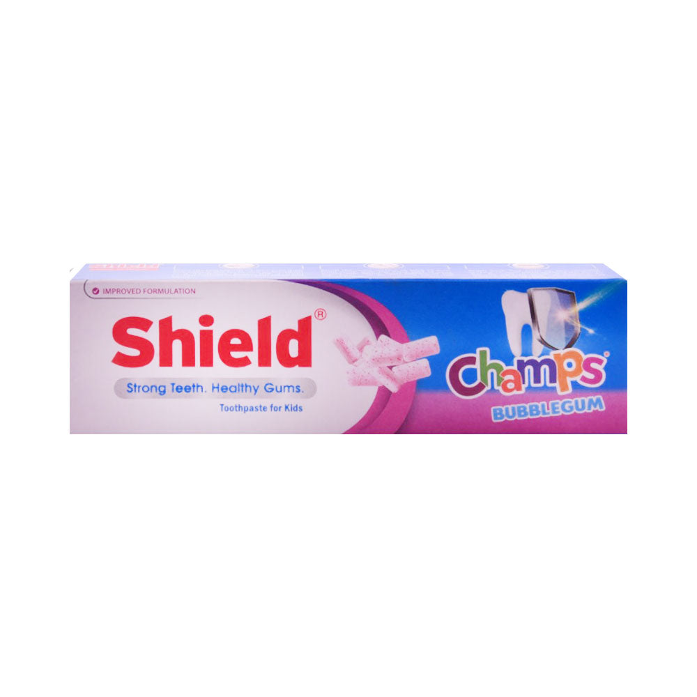 SHIELD CHAMPS BUBBLE GUM TOOTH PASTE 60 GM