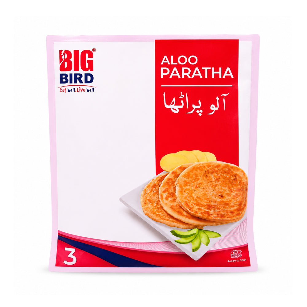 BIG BIRD ALOO PARATHA 3 PCS 330 GM