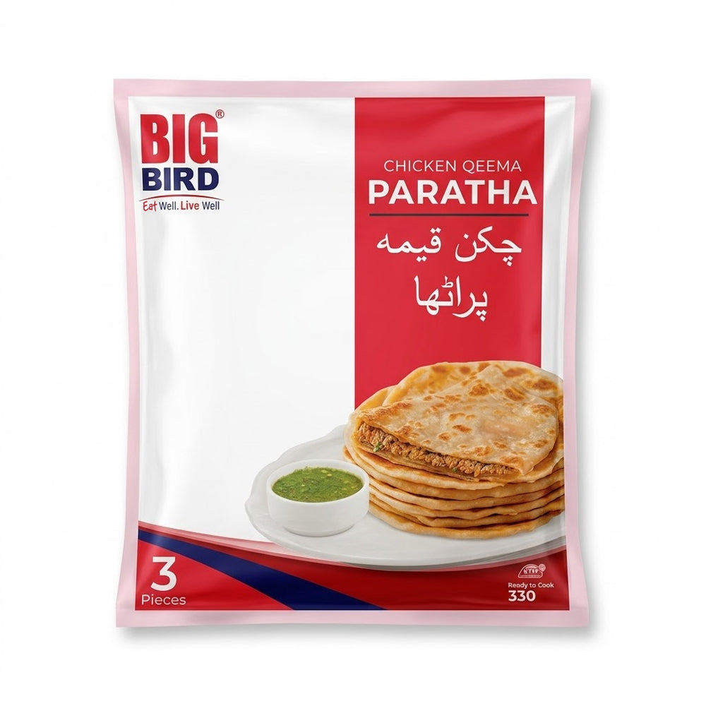 BIG BIRD CHICKEN QEEMA PARATHA 3 PCS 330 GM