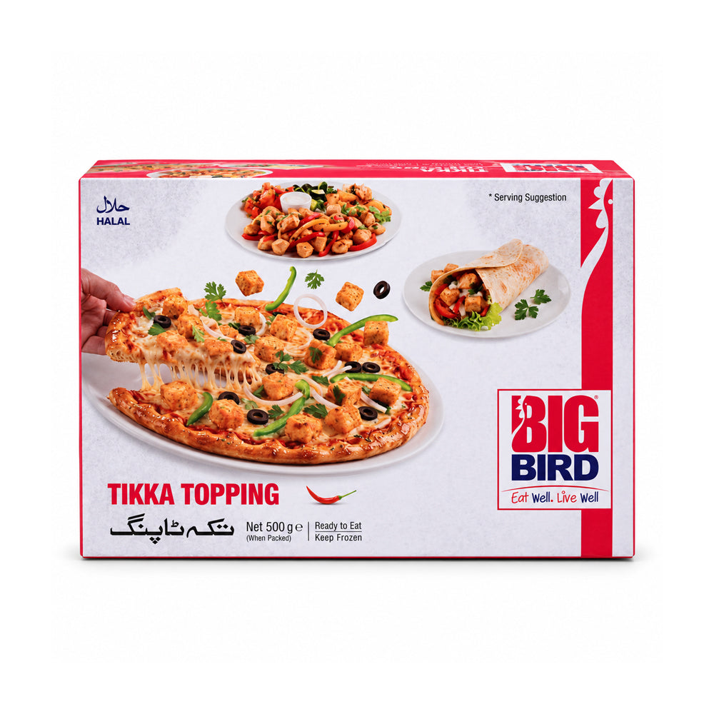 BIG BIRD CHICKEN TIKKA TOPPING 500 GM