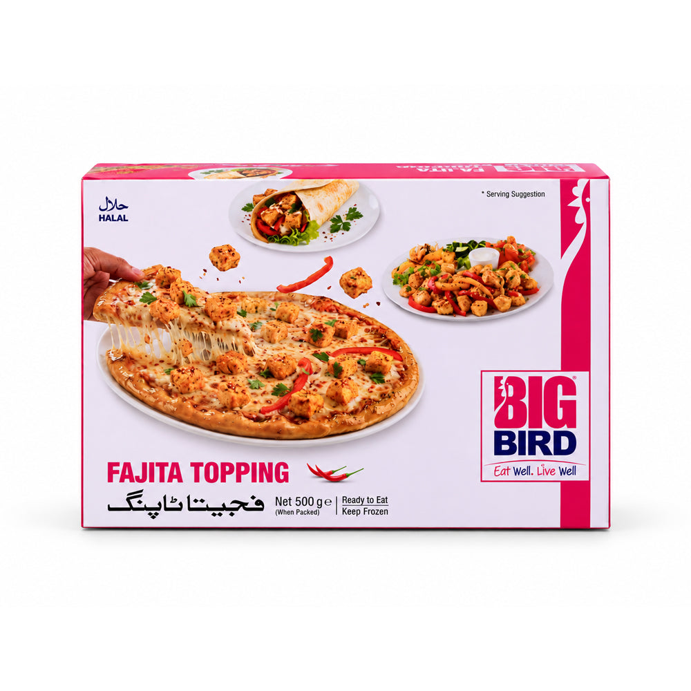BIG BIRD CHICKEN FAJITA TOPPING 500 GM