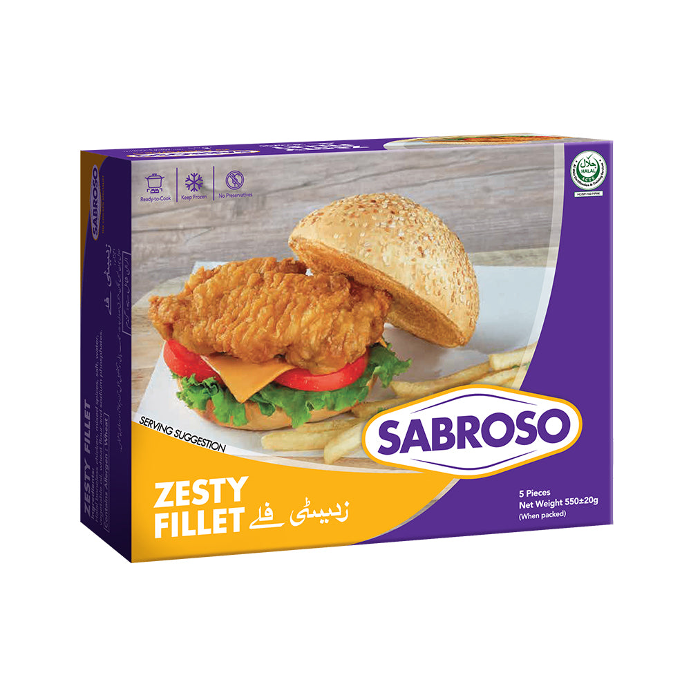 SABROSO ZESTY FILLET 5 PCS 550 GM