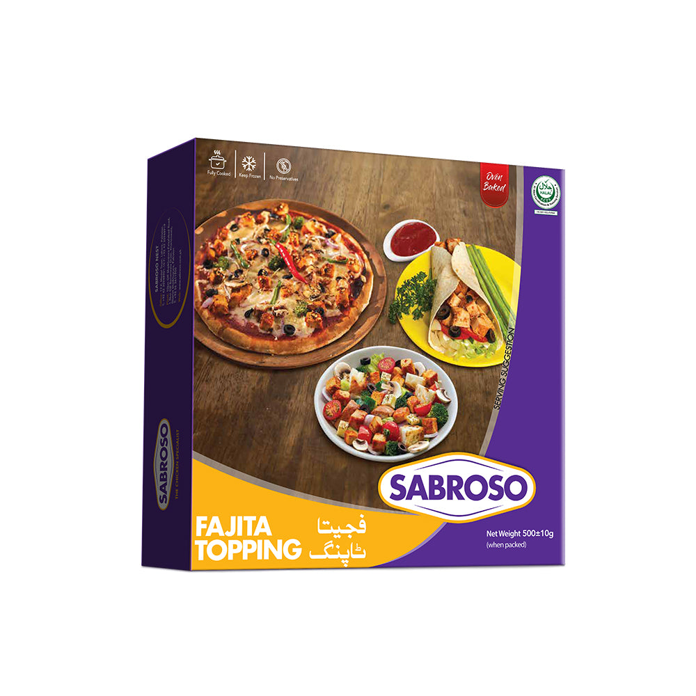 SABROSO FAJITA TOPPING 500 GM