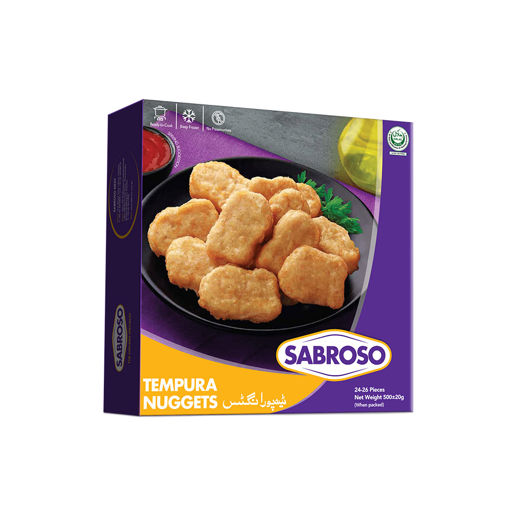 SABROSO TEMPURA NUGGETS 500GM