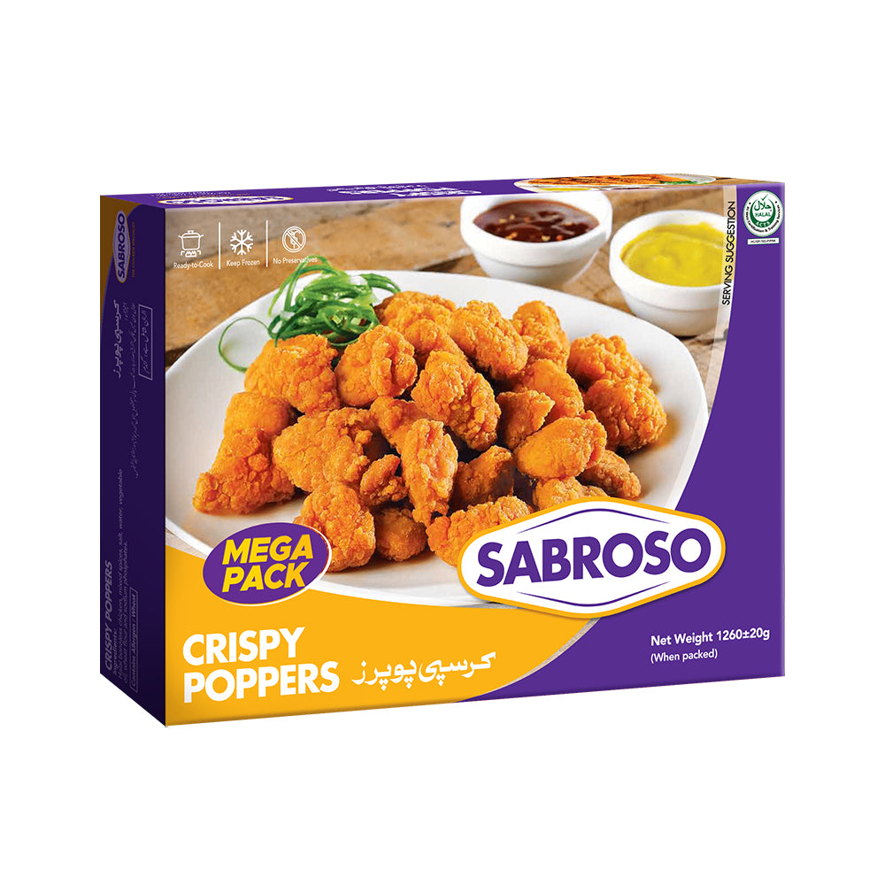 SABROSO CRISPY POPPERS MEGA PACK 1260GM