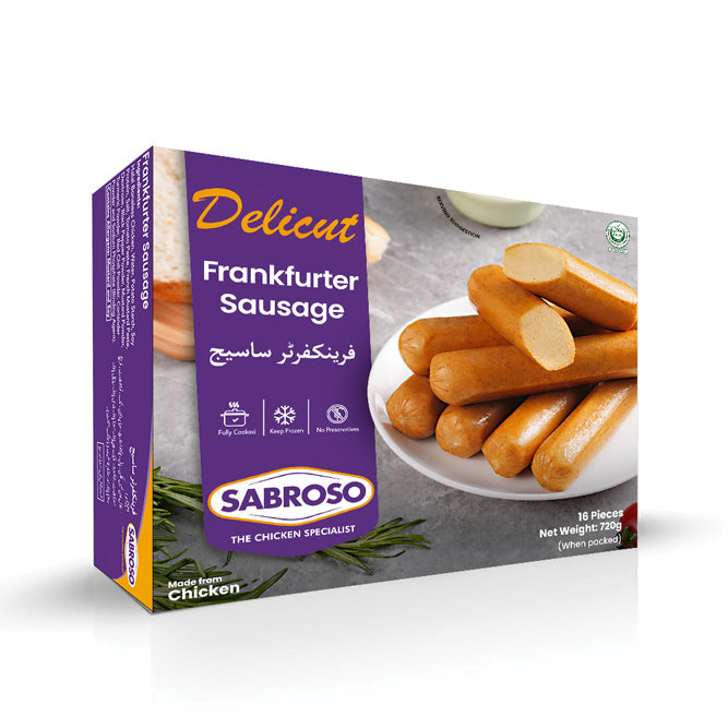 SABROSO FRANKFURTER SAUSAGE 720 GM