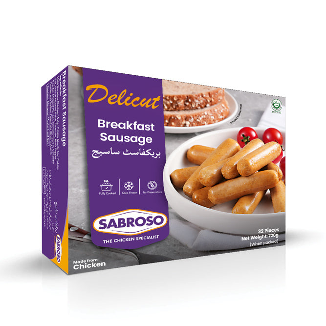 SABROSO BREAKFAST SAUSAGE 720 GM