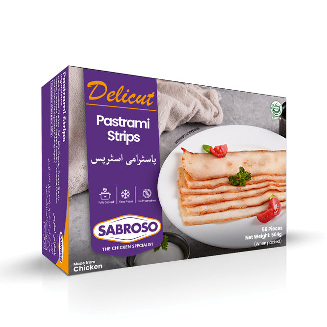SABROSO PASTRAMI STRIPS 504 GM