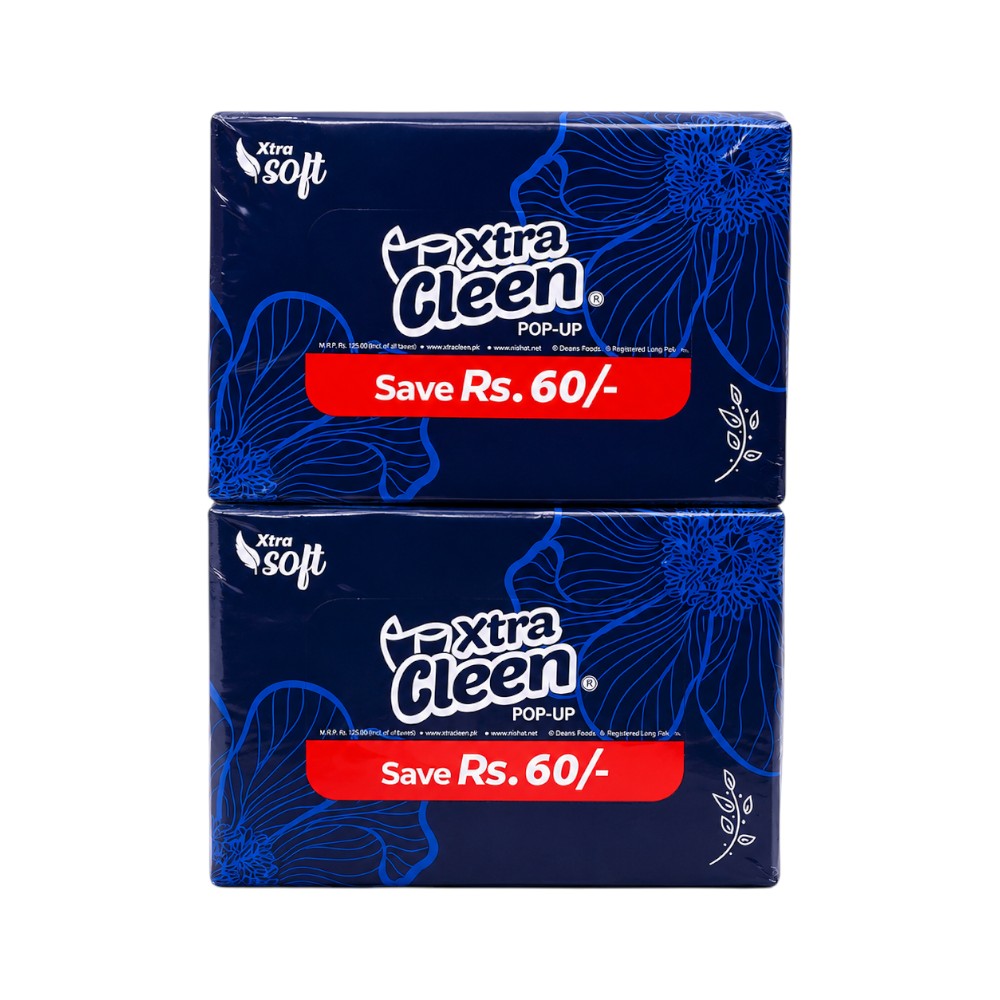 XTRA KLEEN POP-UP TISSUE PROMO PACK 3+1
