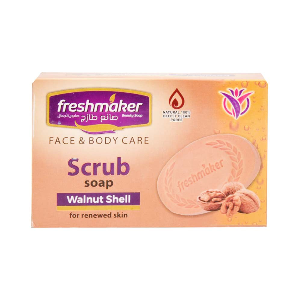 FRESHMAKER WALNUT SHELL FACE & BODY CARE SCRUB SOAP