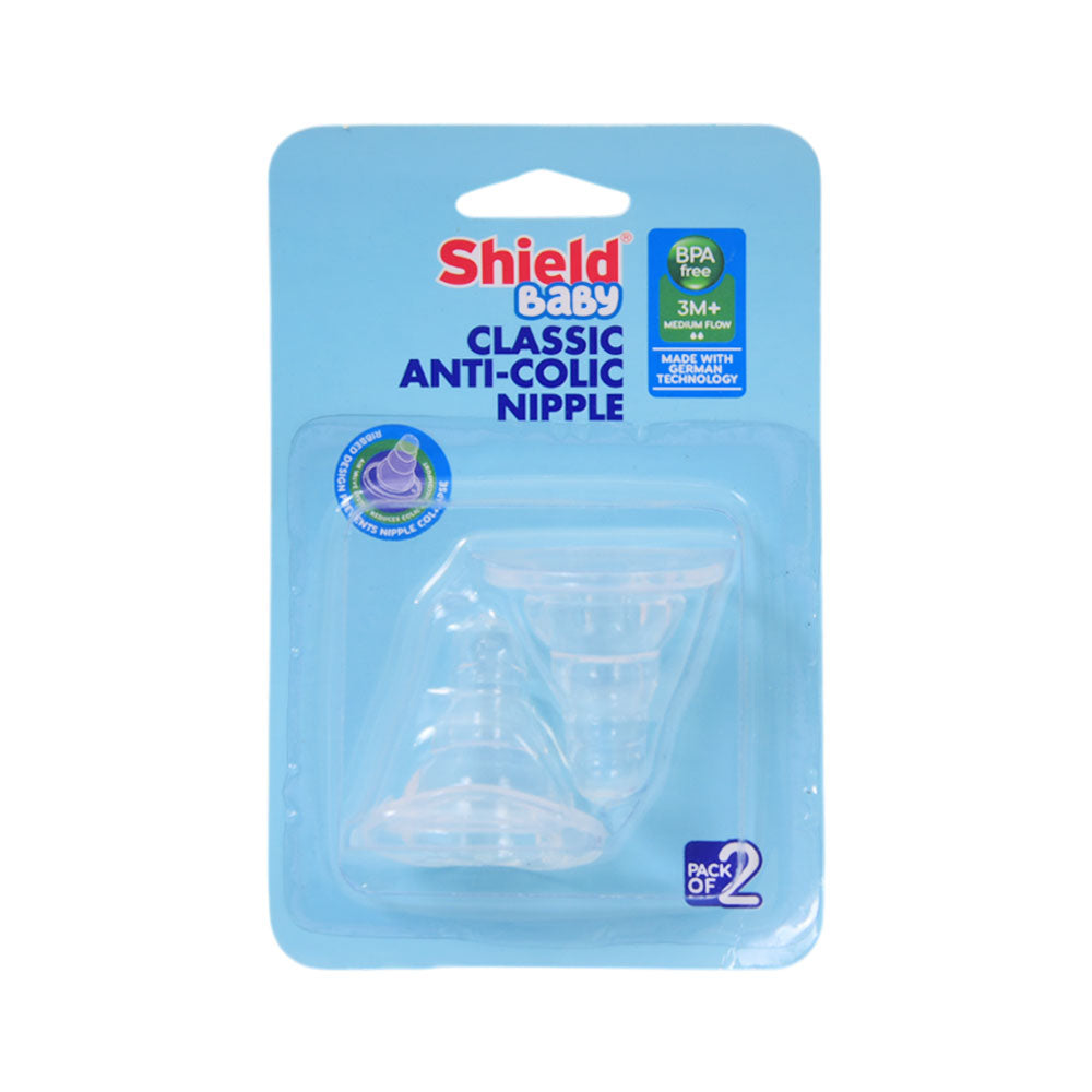 SHIELD BABY NIPPLE ANTI-COLIC PACK OF 2