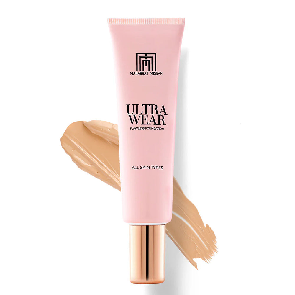 MUSARRAT MISBAH ULTRAWEAR FLAWLESS GOLDEN BEIGE FOUNDATION 3