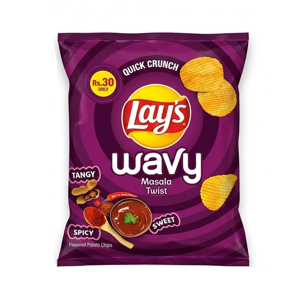 LAYS WAVY MASALA TWIST 17GM