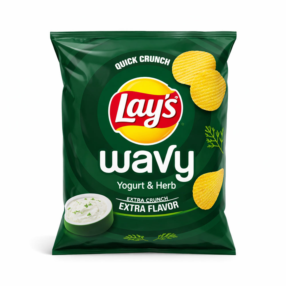 LAYS WAVY YOUGART&HERB 16GM
