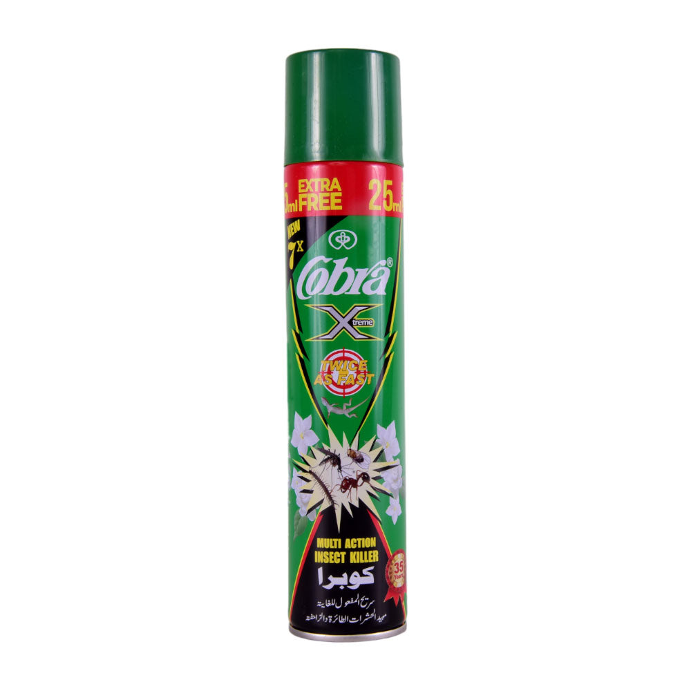 COBRA MULTI ACTION INSECT KILLER TWICE FAST 325 ML – Al-Fatah