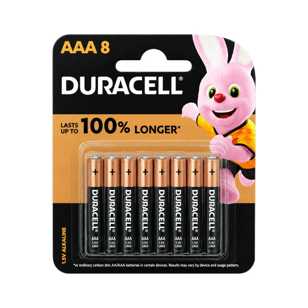 DURACELL AAA8 ALKALINE 1.5 V (6+2 FREE) PROMO PACK