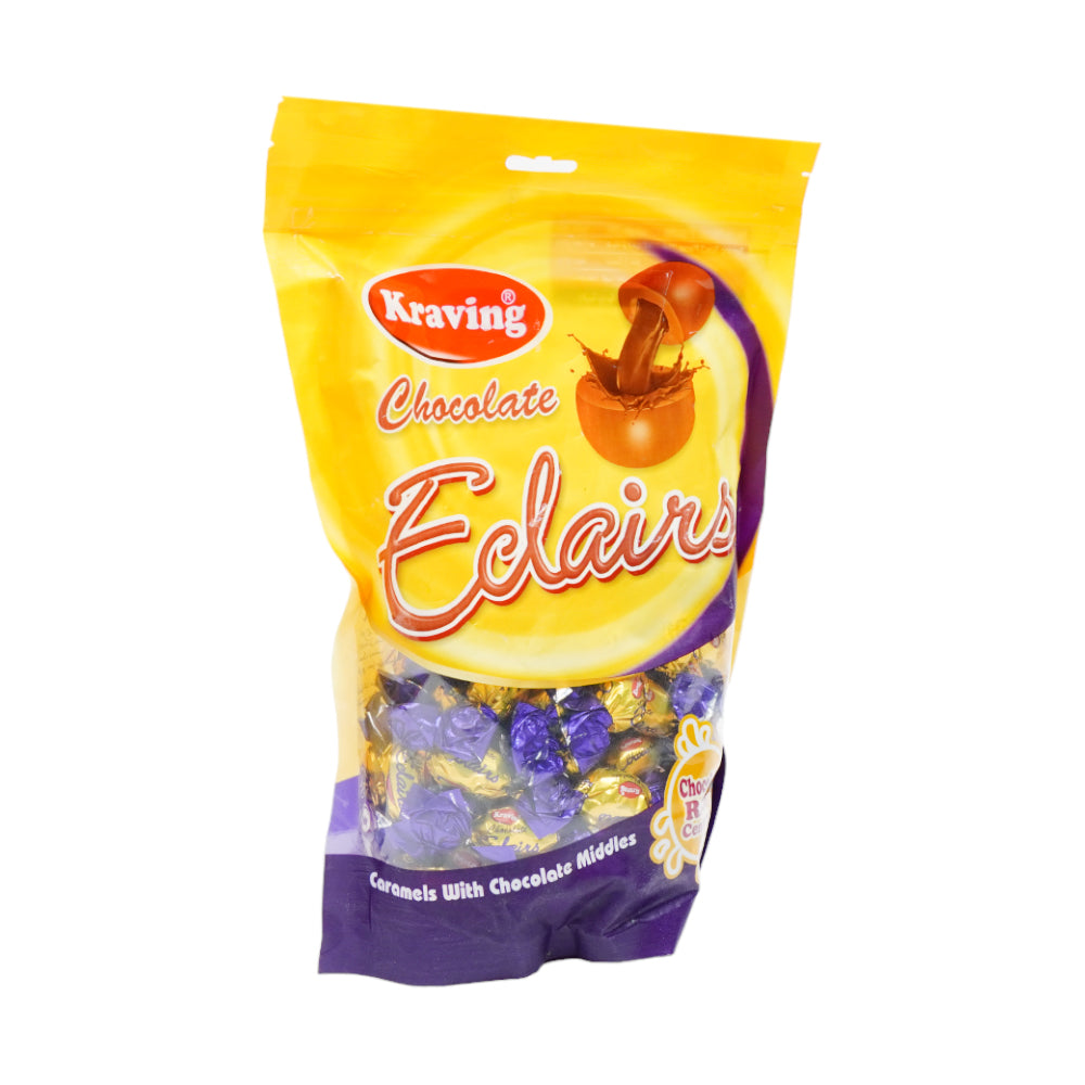 KRAVING CHOCOLATE ECLAIR POUCH 350GM