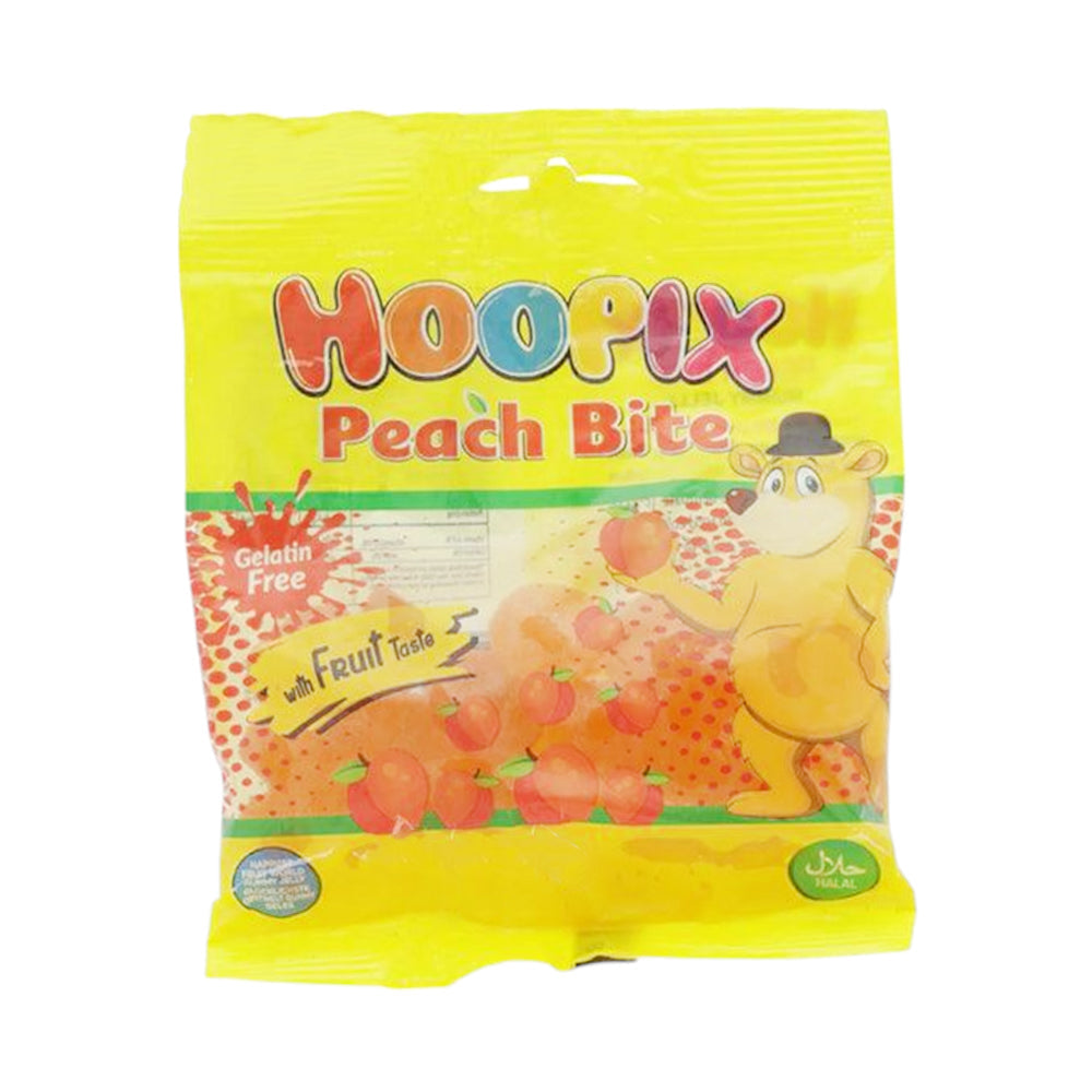 HOOPIX JELLY PEACH BITE 90GM