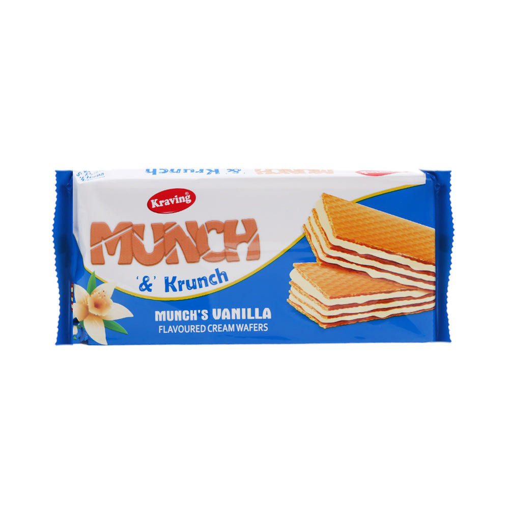 KRAVING MUNCH WAFER VANILLA 150GM