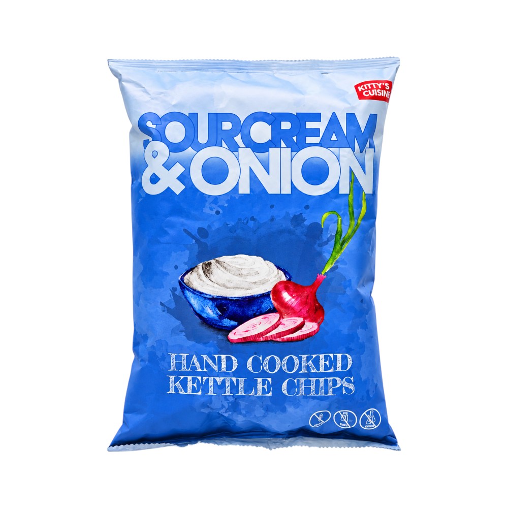 KITCHEN CUISINE CHIPS SOUR CREAM & ONION 100 GM