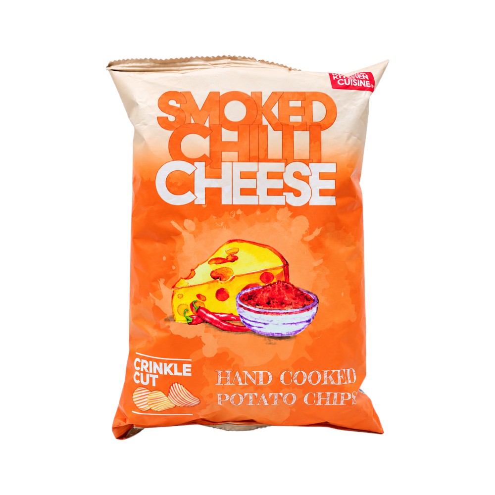 KITCHEN CUISINE CHIPS SMOKED CHILLI CHEESE 100 GM