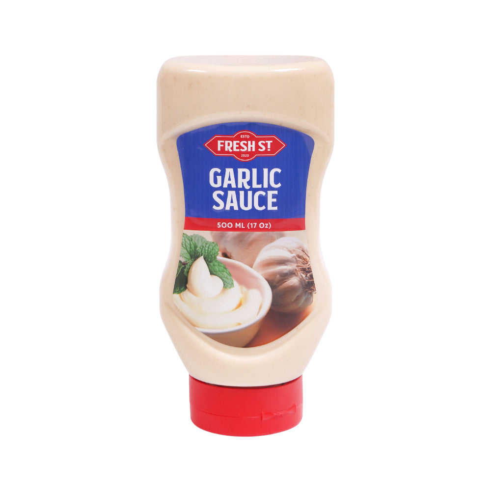 FRESH ST GARLIC SAUCE SQUEEZE 500ML