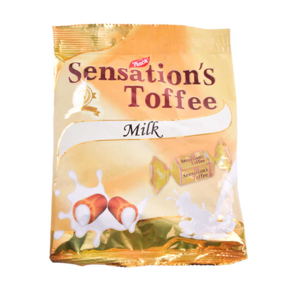 TRACK SENSATION TOFFEE MILK POUCH 125GM