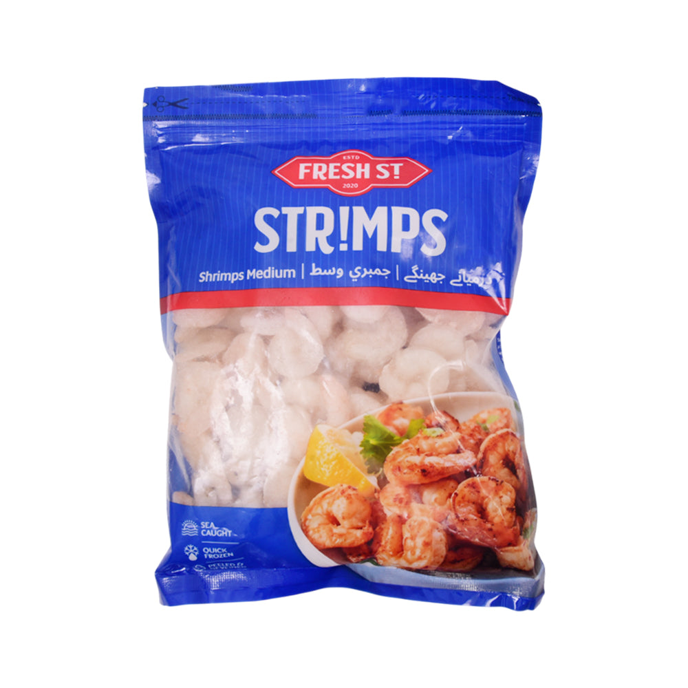 FRESH ST. STRIMPS SHRIMPS MEDIUM 500 GM