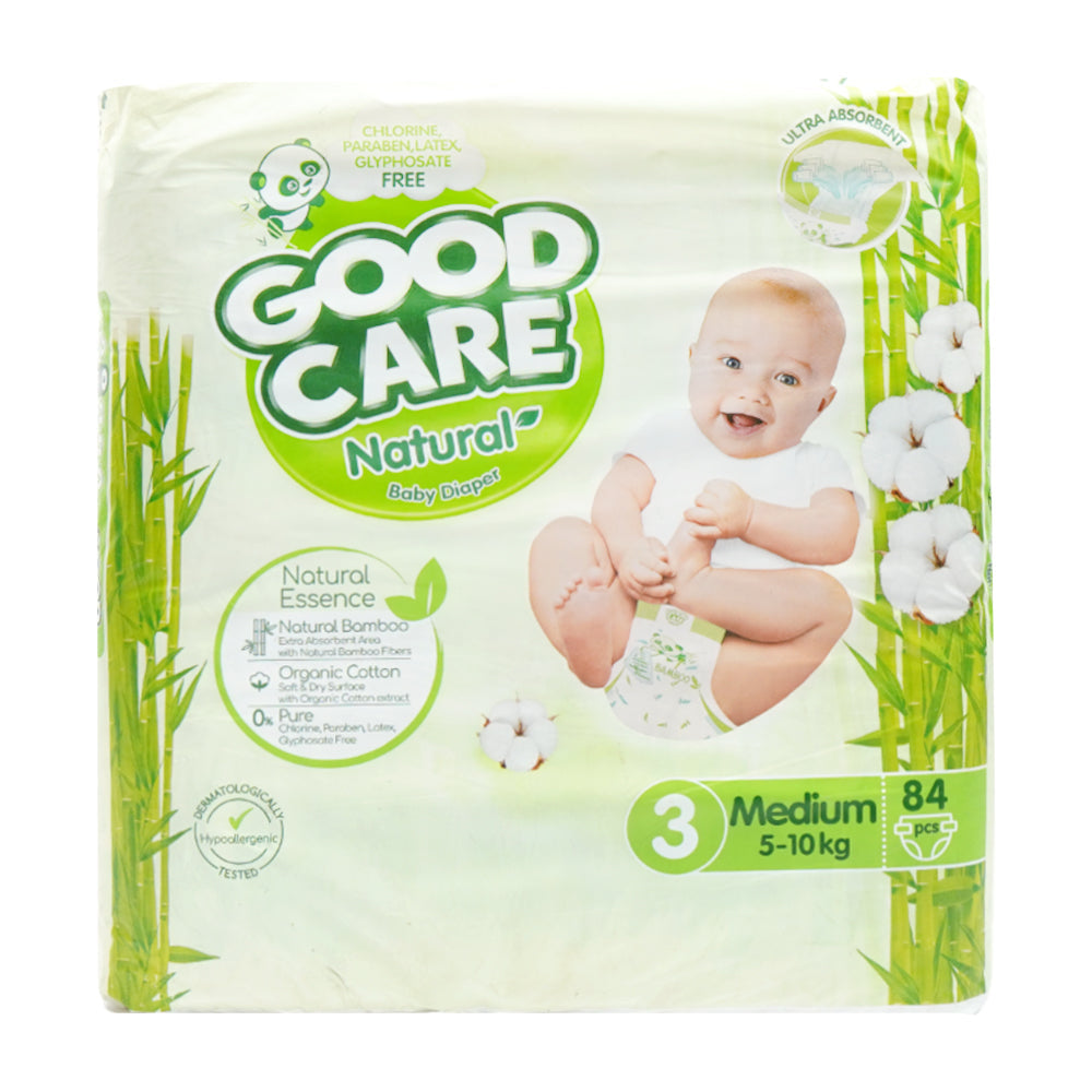 GOODCARE NATURAL DIAPER MEDIUM 84 PCS JUMBO