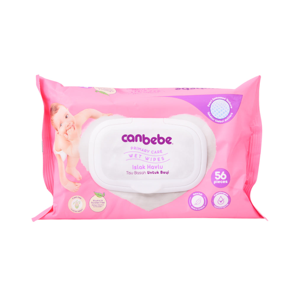 CANBEBE WET WIPES PRIMARY CARE 56PC