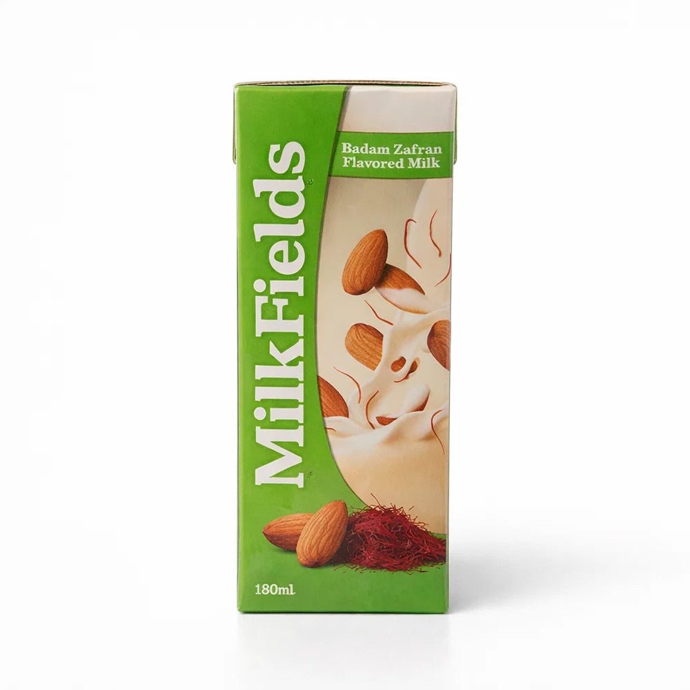 MILKFIELDS FLAVORED MILK BADAM ZAFRAN 180 ML