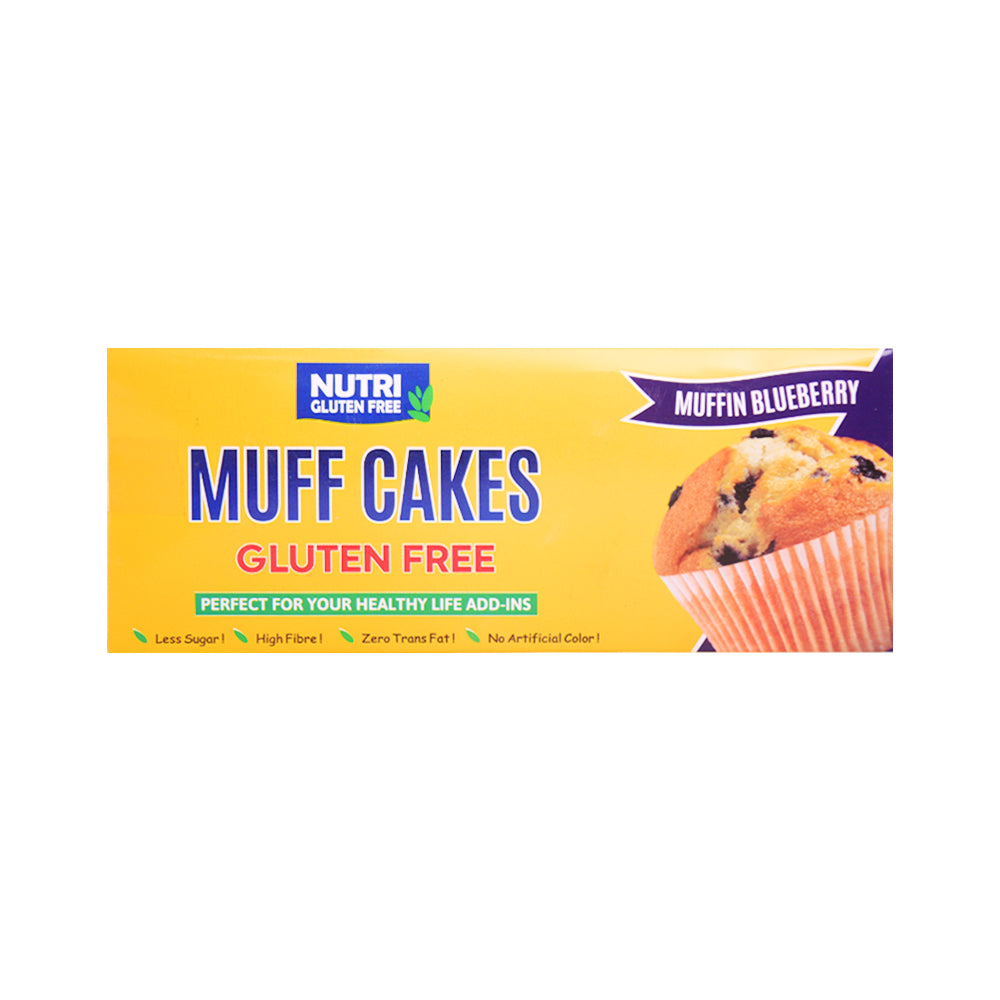 NUTRI GLUTEN FREE MUFF CAKE BLUBERRY 100GM