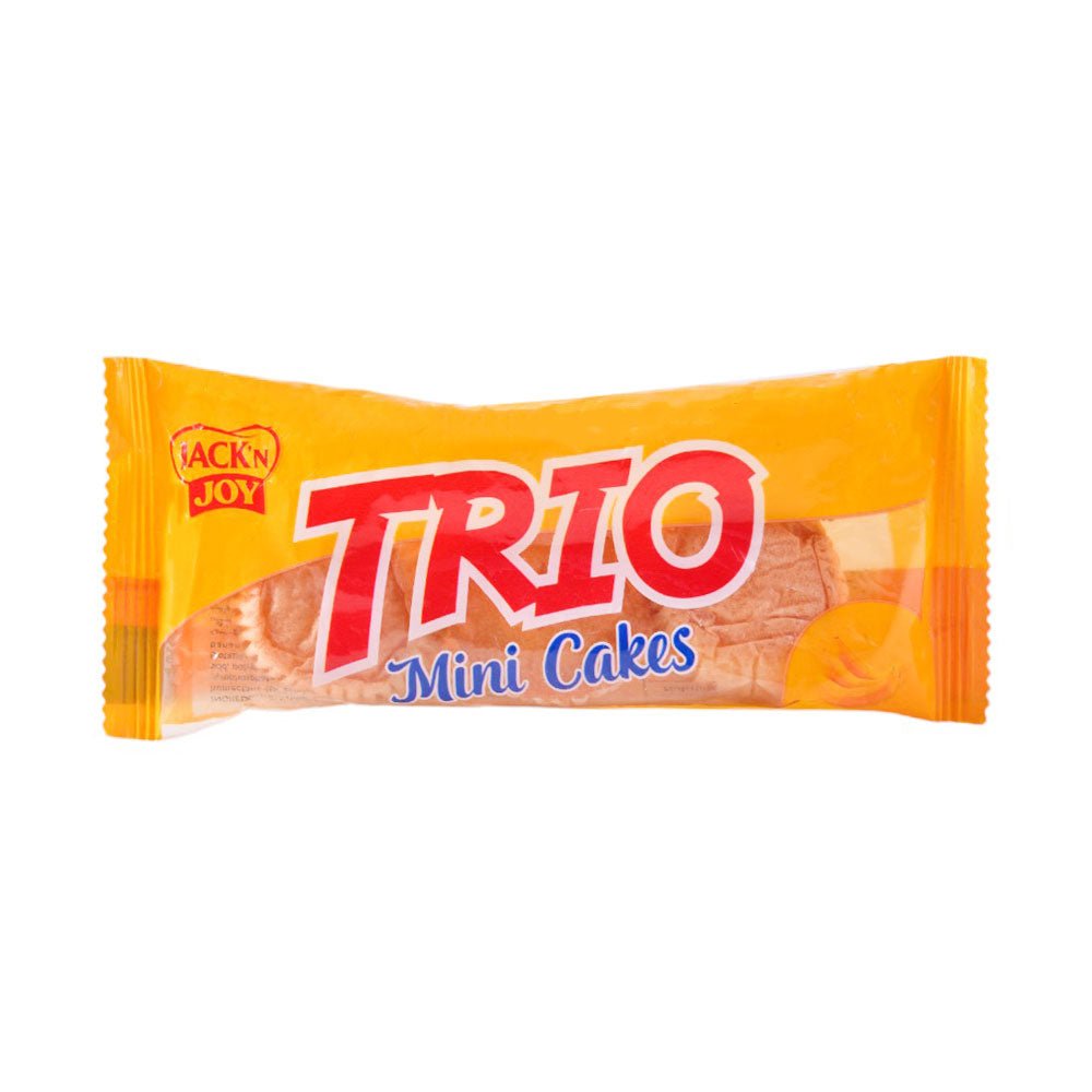 JACK N JOY TRIO MINI CAKE BANANA 36GM