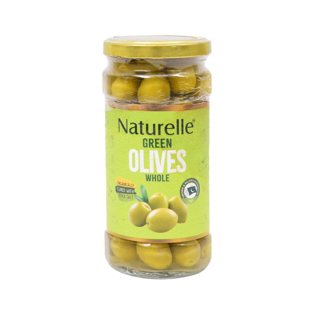 NATURELLE GREEN OLIVE WHOLE 380 GMS
