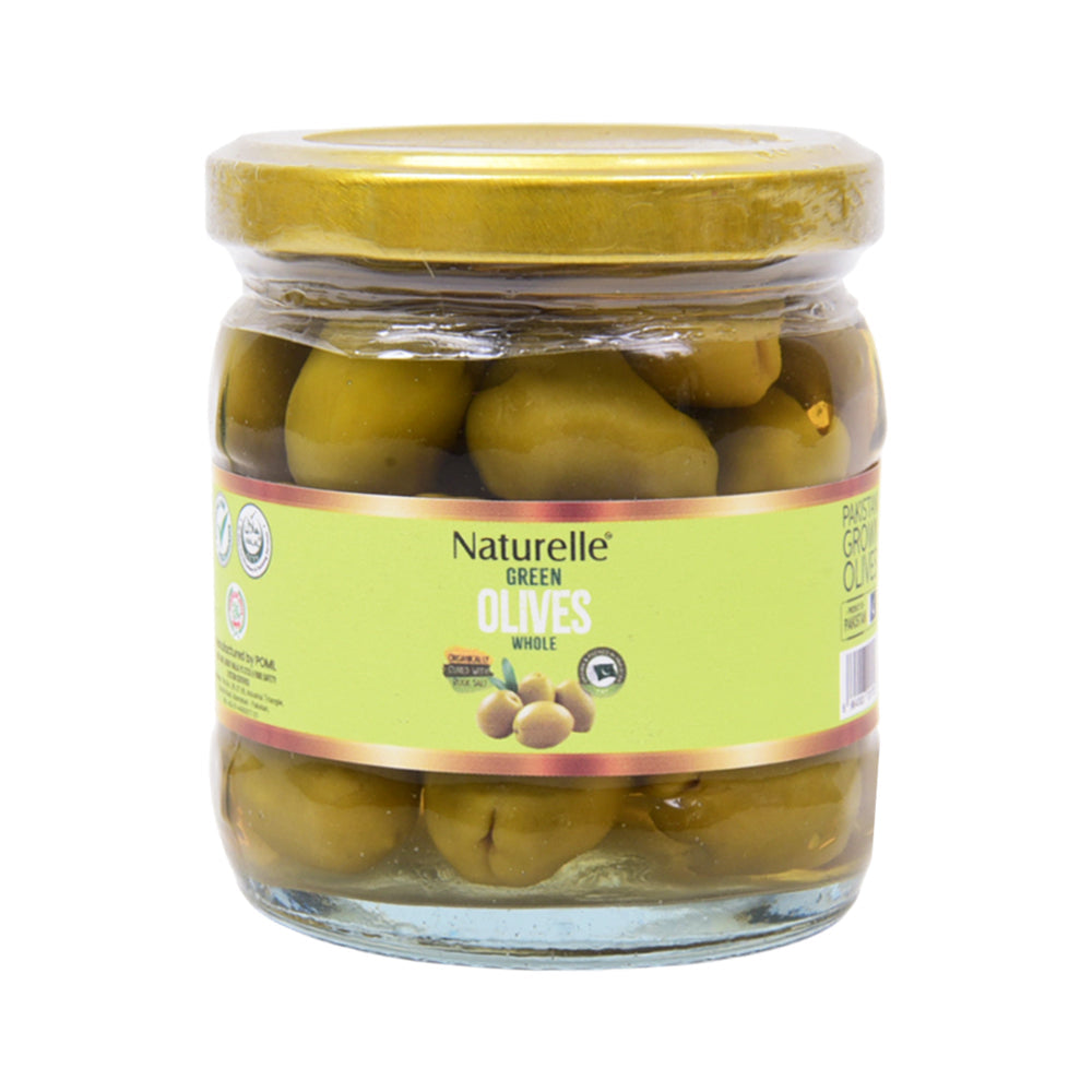 NATURELLE GREEN OLIVE WHOLE 190 GMS