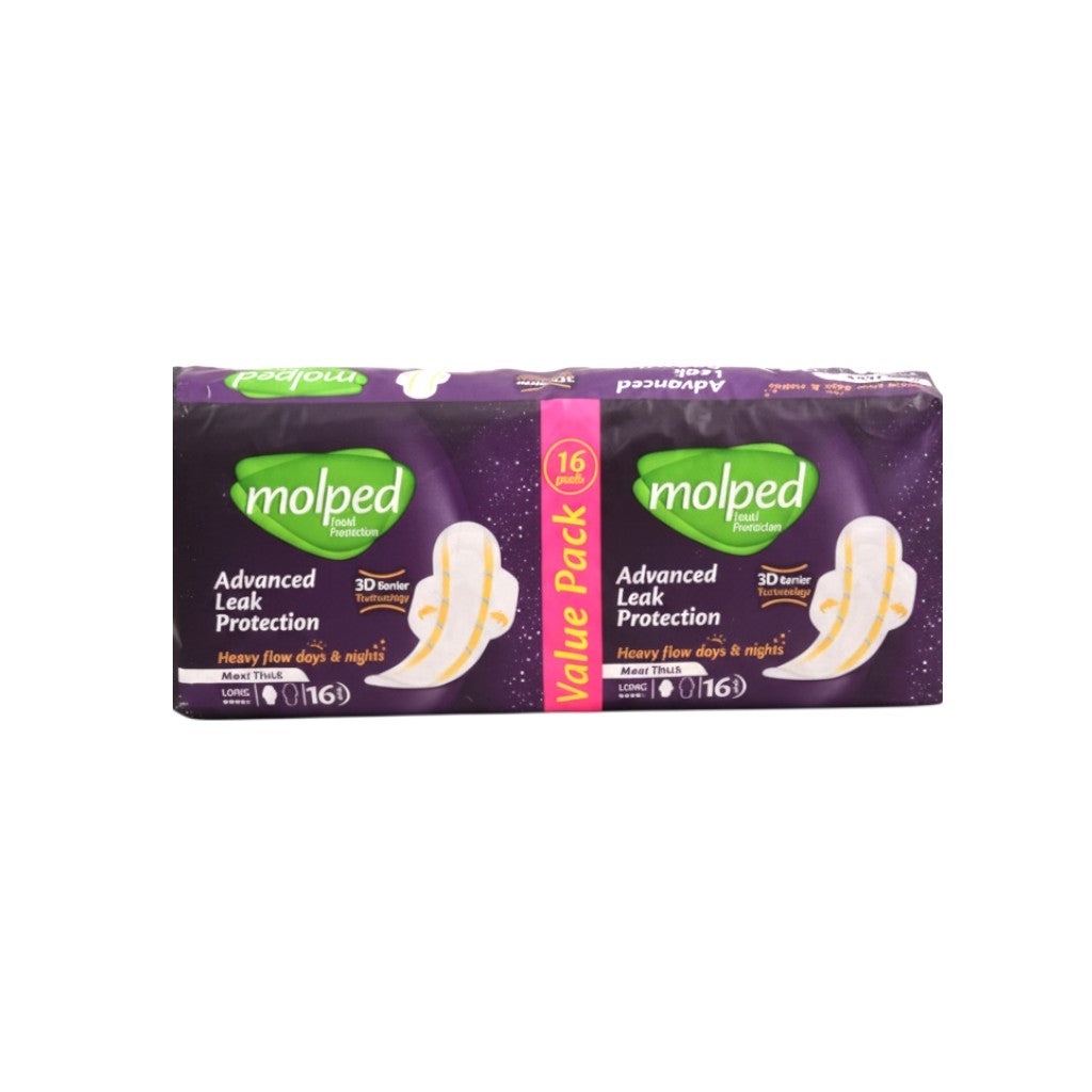 MOLPED ADVANCED LEAK PROTECTION MAXI THICK LONG 16 PCS