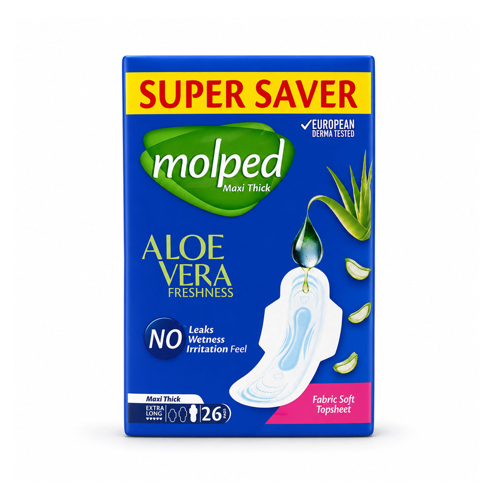 MOLPED ALOE VERA THICK EXTRA LONG 26 PCS